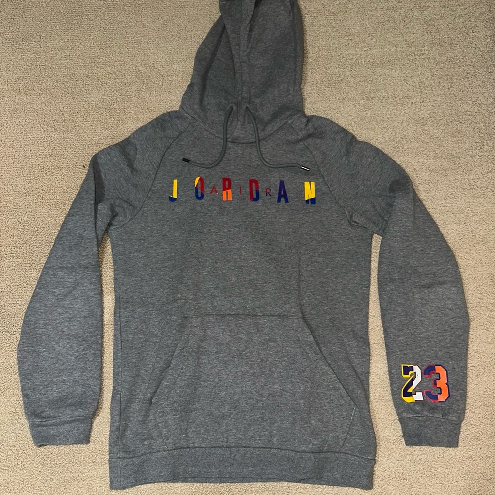 Jordan Gray Hoodie for Men (S)